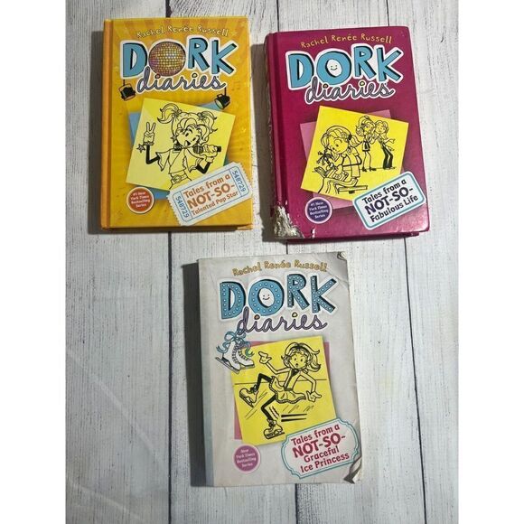 Dork Diaries: Dork Diaries Bundle Books 1, 3 & 4 by Rachel Renée - Picture 1 of 8